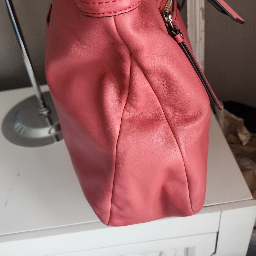 Coach Daisy Spectator EMMA PINK Leather Tote Bag - Picture 3 of 7